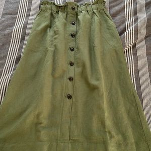 Madewell pull on skirt